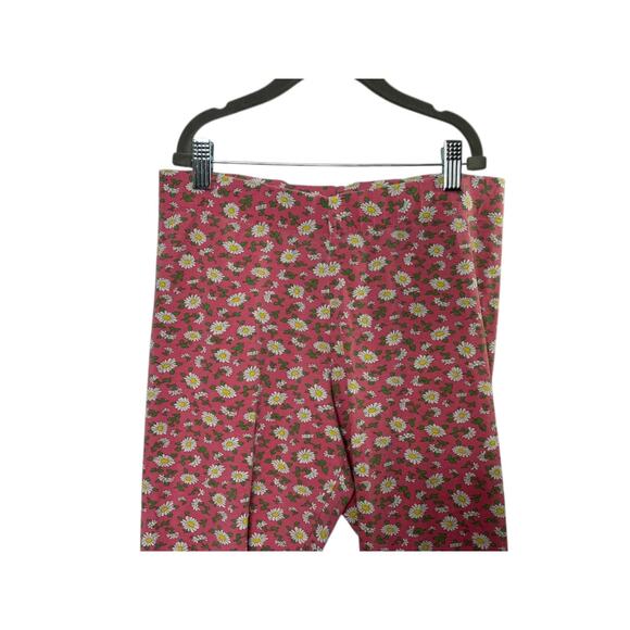 Boden Pink Daisy Cropped Leggings Girl's Size 15-16yrs - Picture 2 of 5